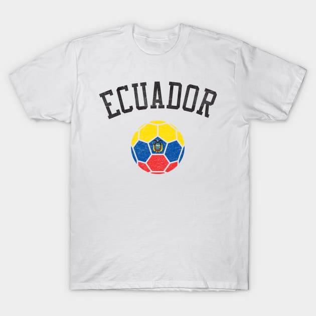 Ecuador Soccer Team Heritage Flag T-Shirt by ryanjaycruz